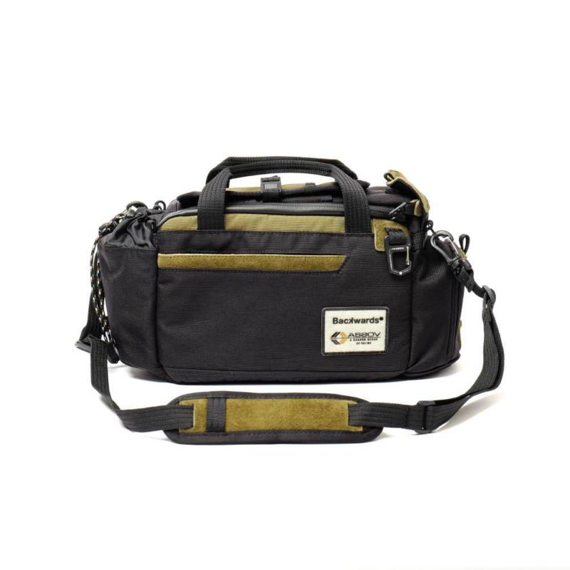 AS2OV x Backwards Limited CORDURA FINE TEX SHOULDERBAG BLACK
