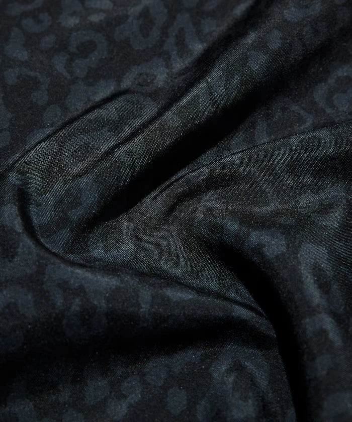 Open Collar Pattern Short Sleeve Shirt