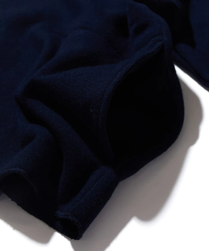 Wool Cotton Loop Back Sweat Hoodie