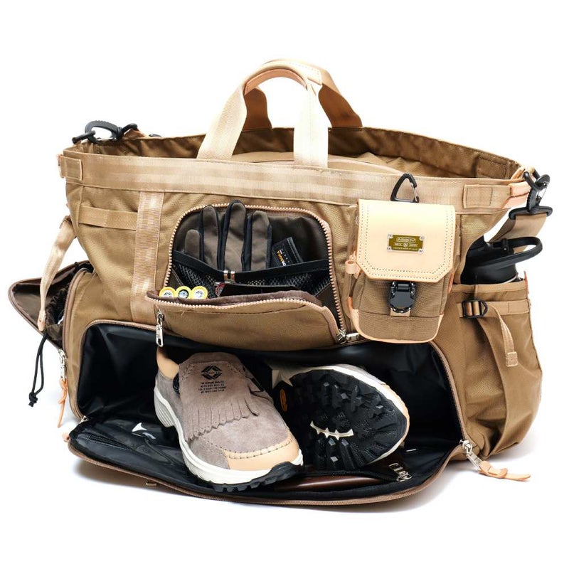 EXCLUSIVE EX BALLISTIC BOSTON TOTE GOLF SERIES/KHAKI