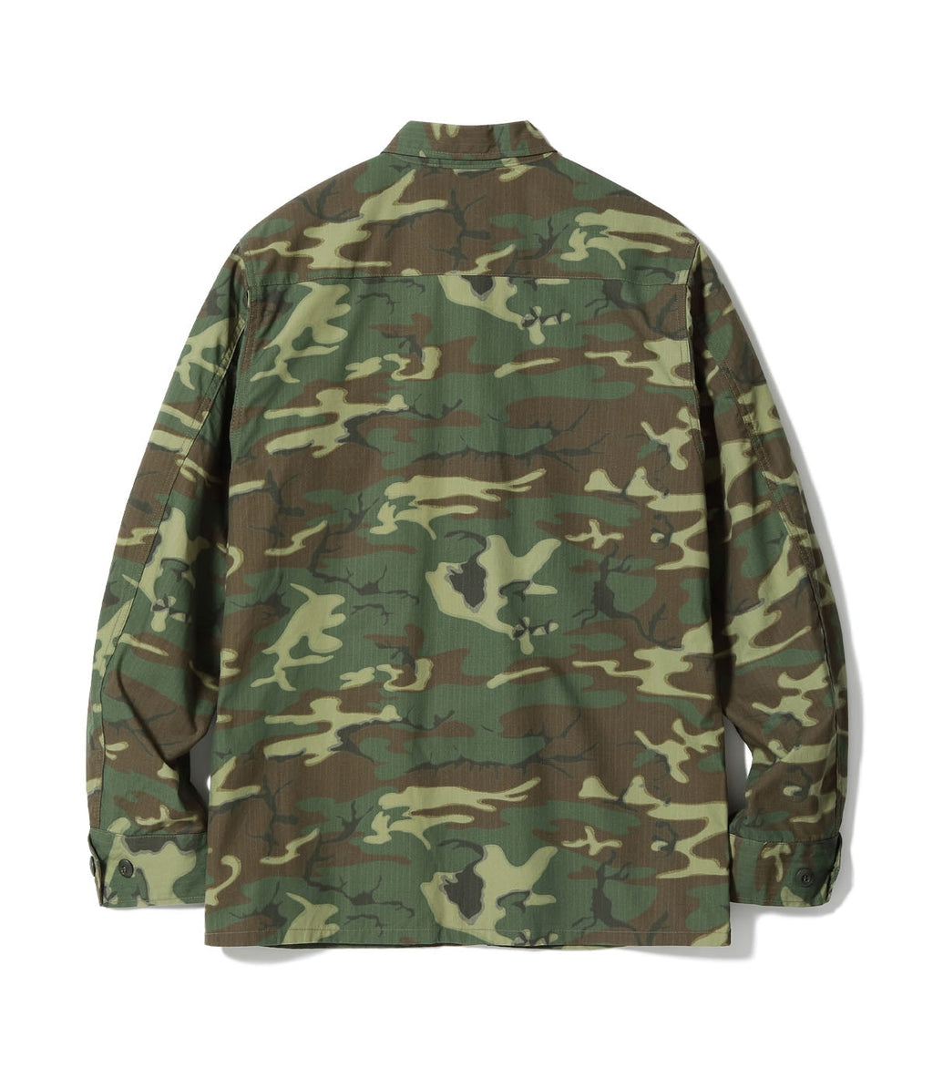 COAT, MAN'S, CAMOUFLAGE, COTTON, WIND, RESISTANT, POPLIN, CLASS 2