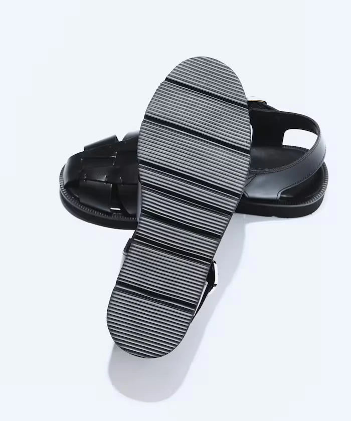 Rain And Shine Leatherette Gurkha Sandals