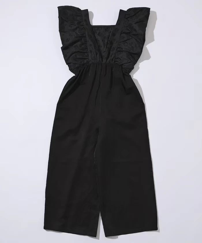 2WAY Flower Sheer Jacquard Docking All-in-One