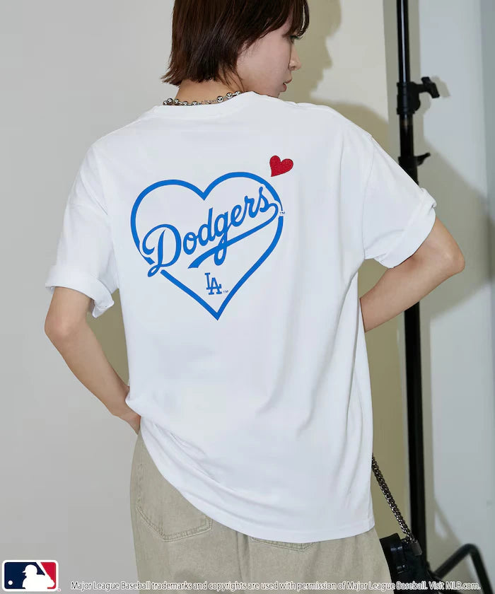MLB Back Print Heart T-Shirt