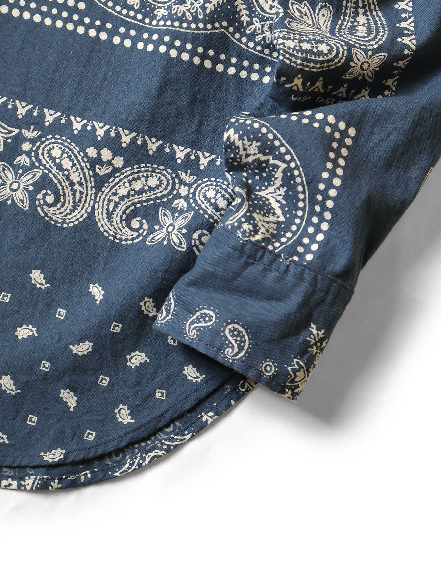 Viera Bandana Pattern Husky Western Shirt