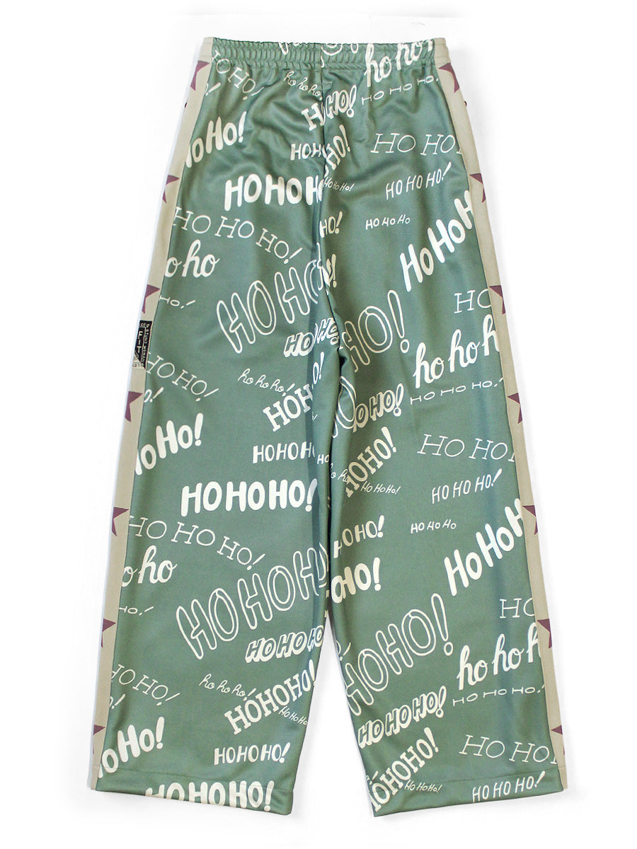 Smooth Jersey HOHOHO Pattern Baggy Track Pants