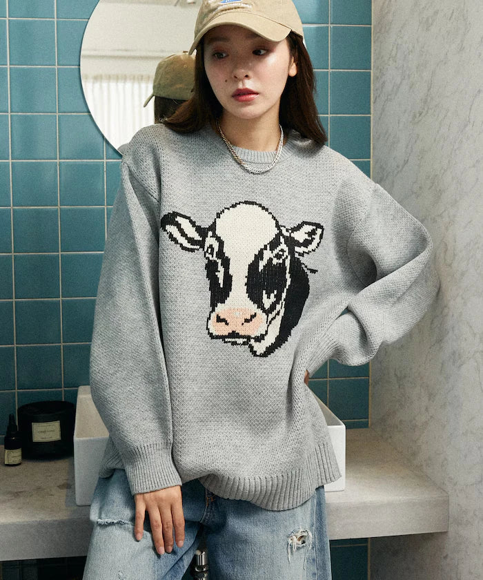 Animal Jacquard Big Knit Limited Edition