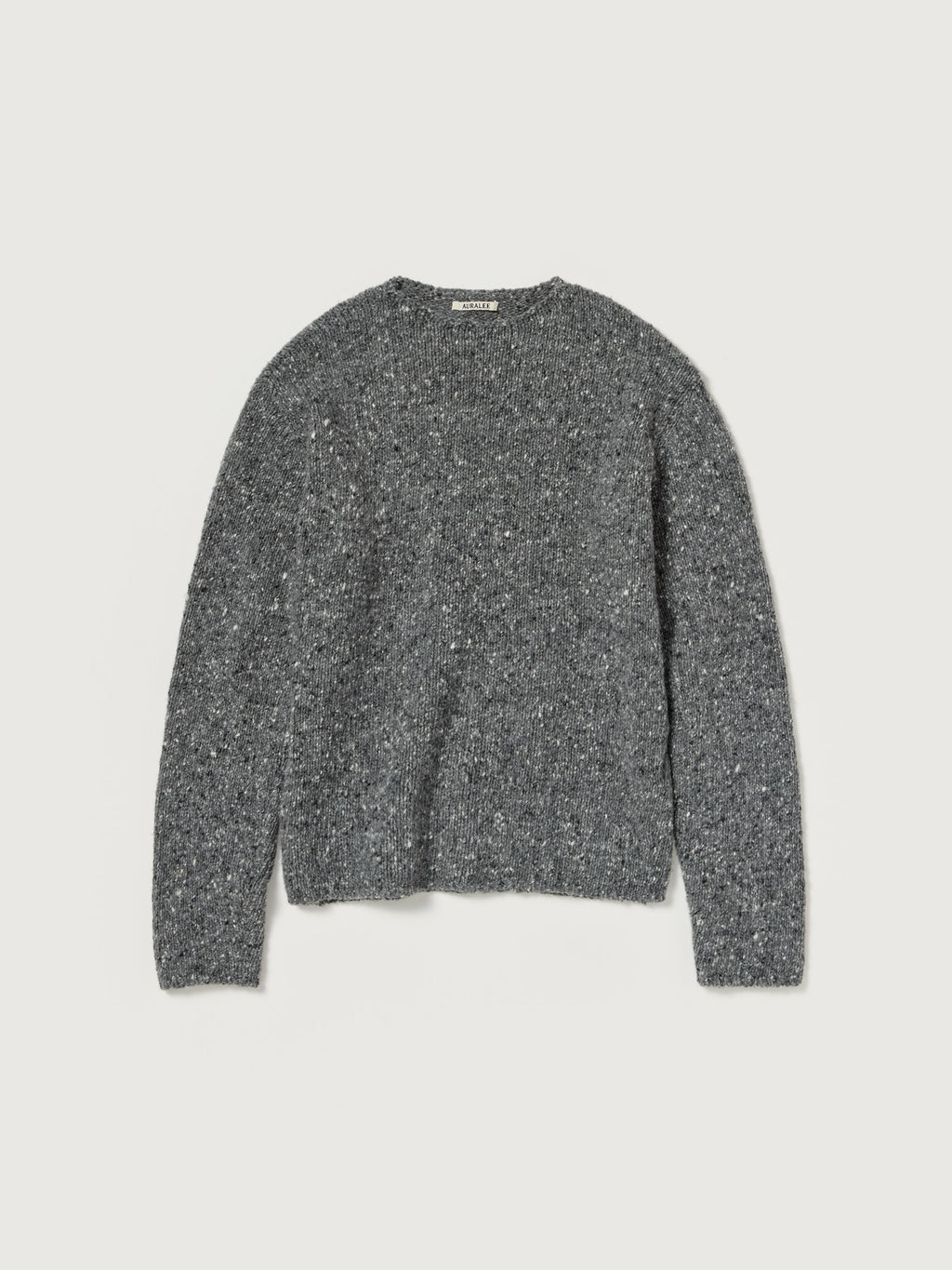 LOW-GAUGE HOMESPUN TWEED KNIT P/O