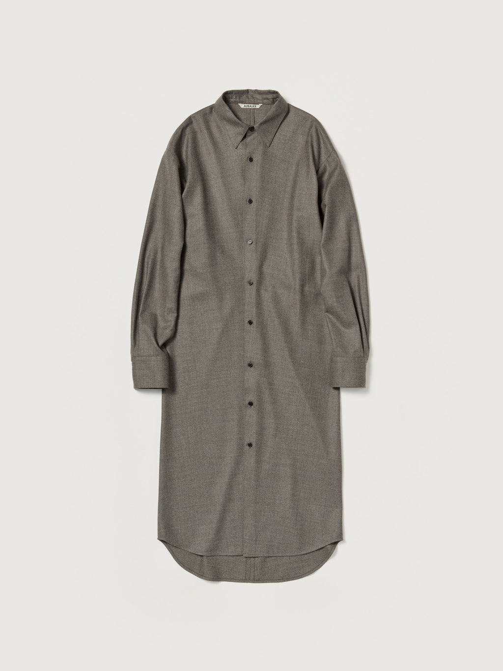 SUPER LIGHT WOOL SHIRT DRESS