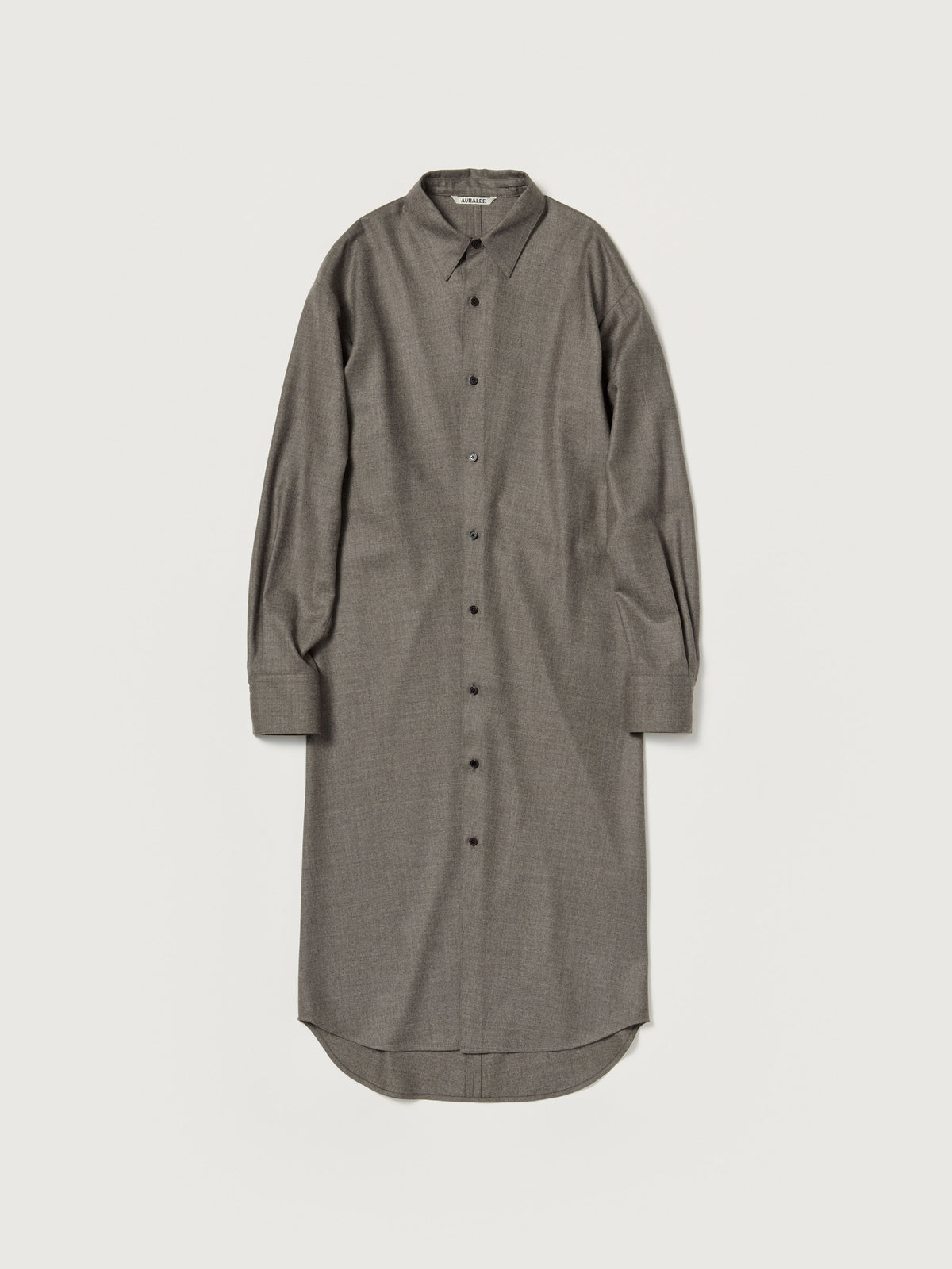 SUPER LIGHT WOOL SHIRT DRESS