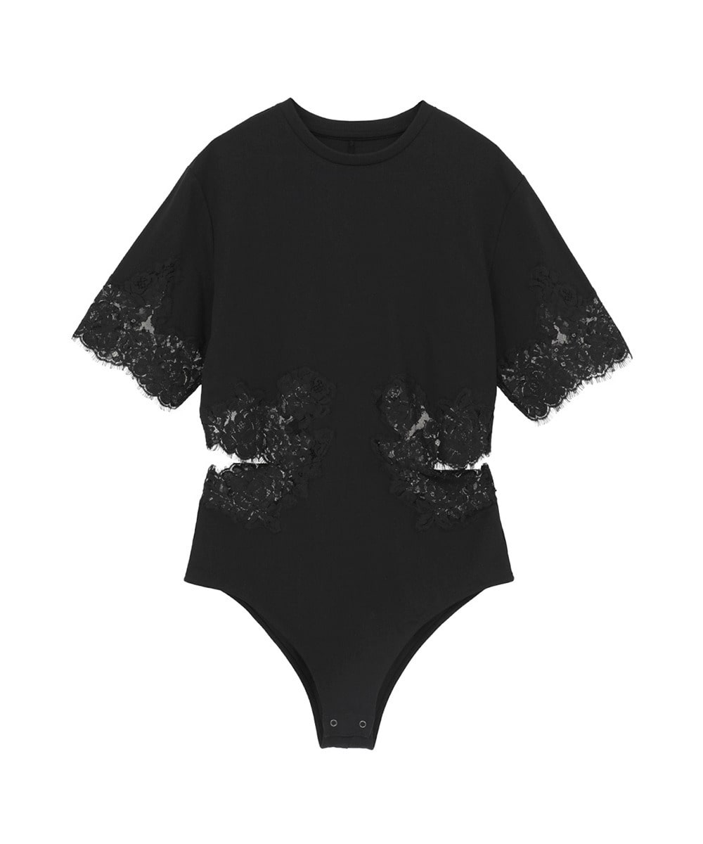 SIDE LACE CUT OUT BODYSUITS