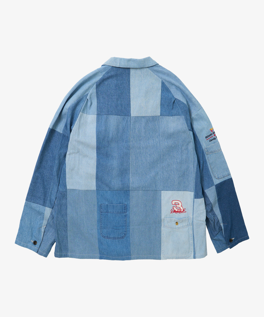 double breasted vintage denim shirts two