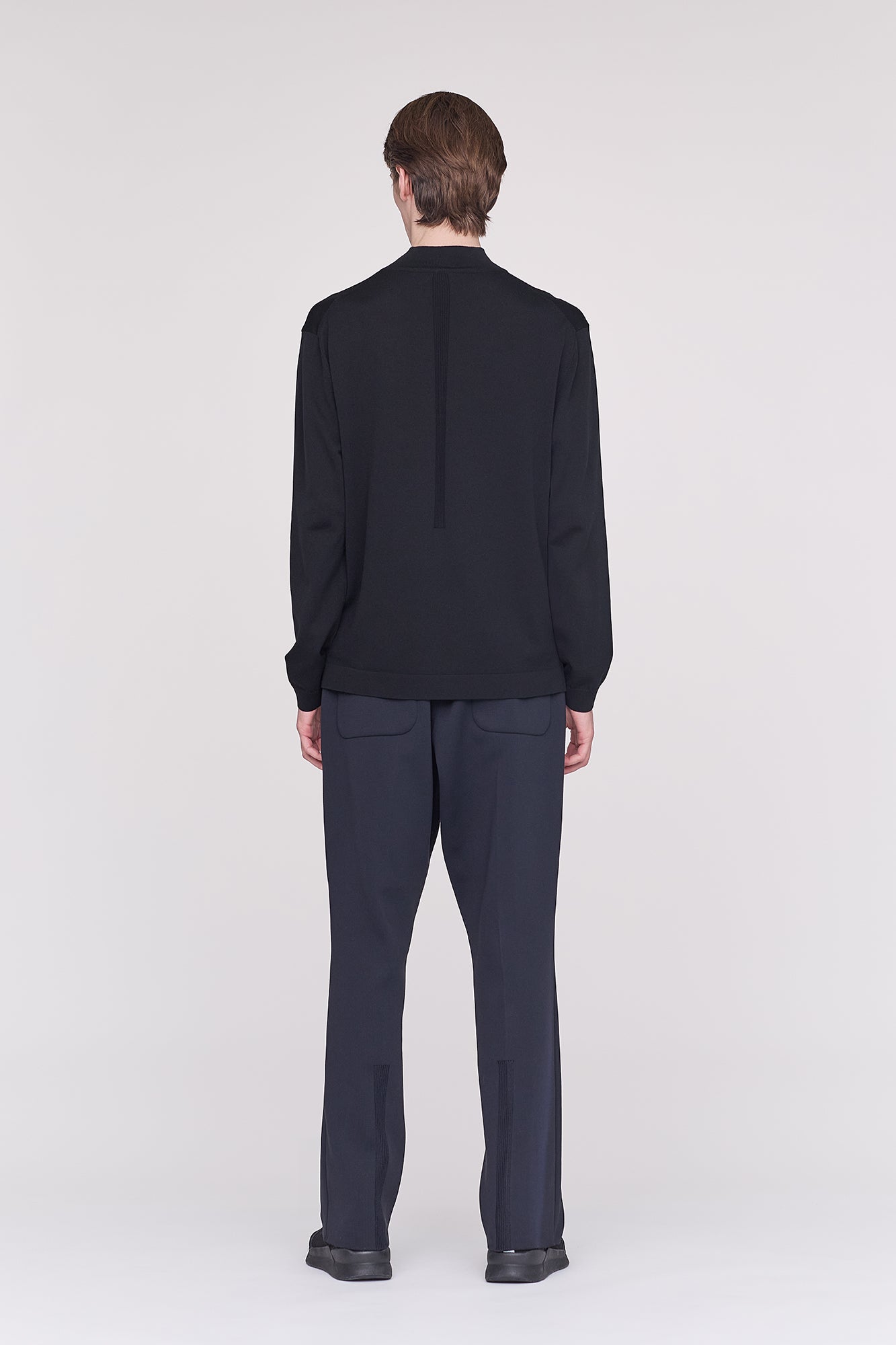 SOFT HIGH GAUGE MOCKNECK LONG SLEEVE TOP