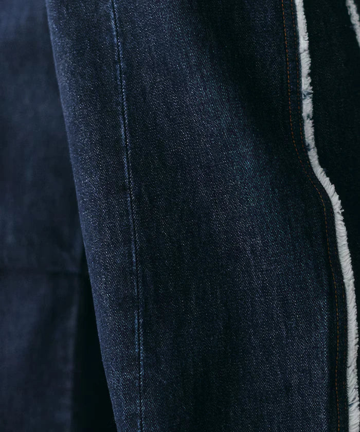 Side Fringe Curve Denim