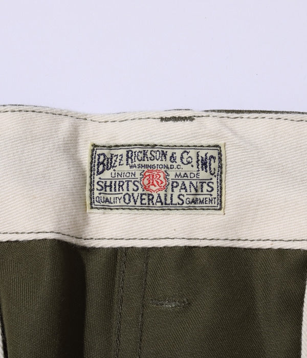 BUZZ RICKSON’S ORIGINAL SPEC. CHINOS (ONE WASH)
