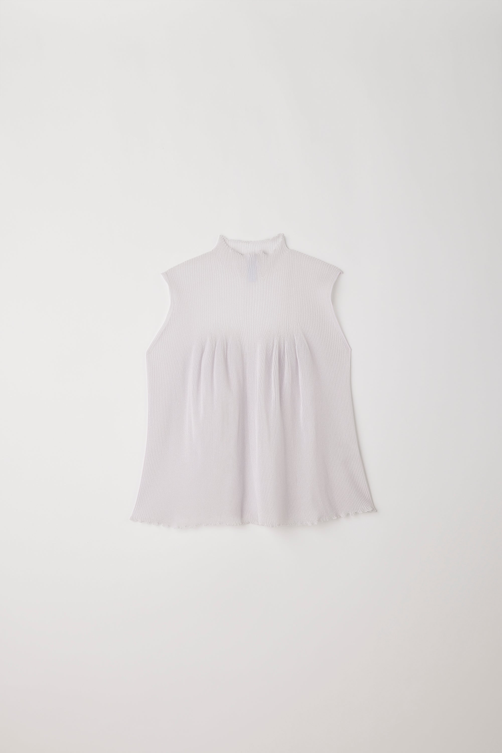 HYPHA LUCENT GLITTER SLEEVELESS BUST FLARE TOP