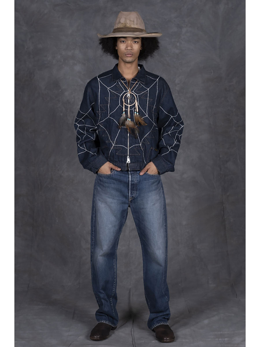 13.5oz Zimbabwe denim 5P monkey CISCO (processed)