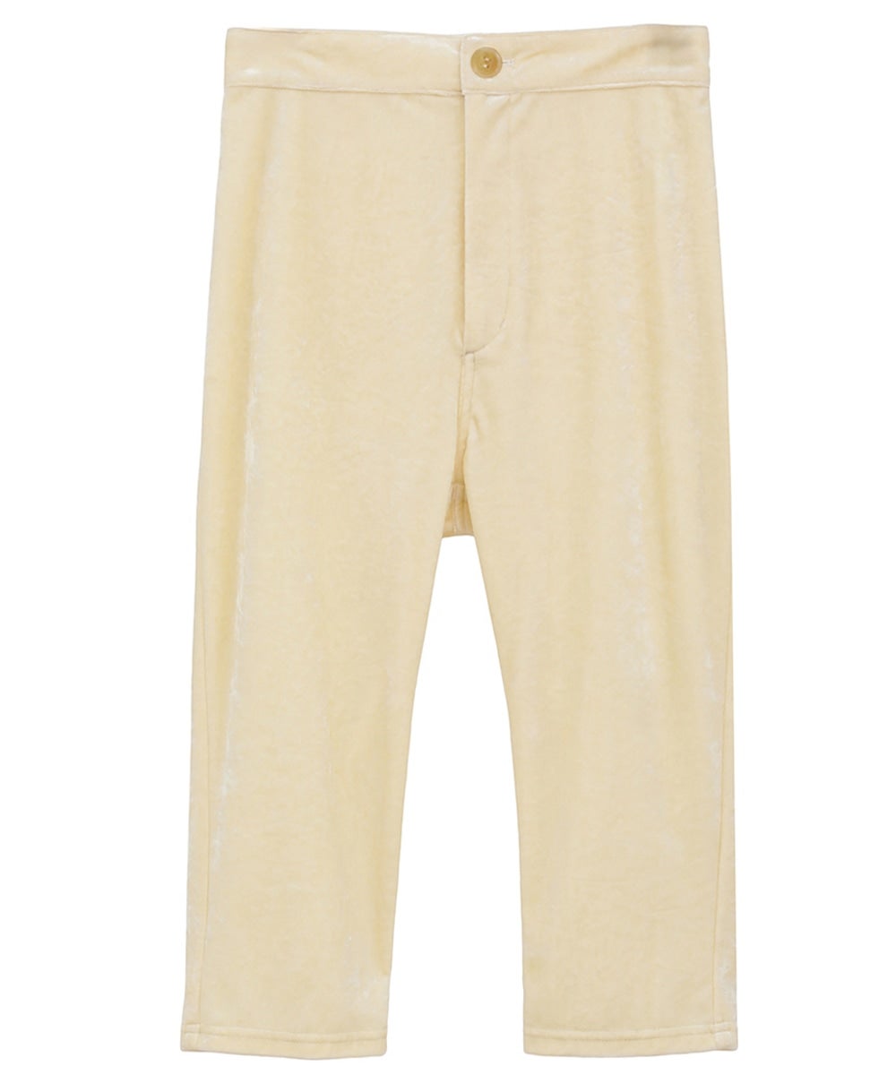 VELOUR CAPRI PANTS