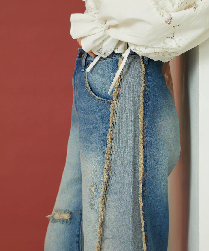 Colorful Curve Denim
