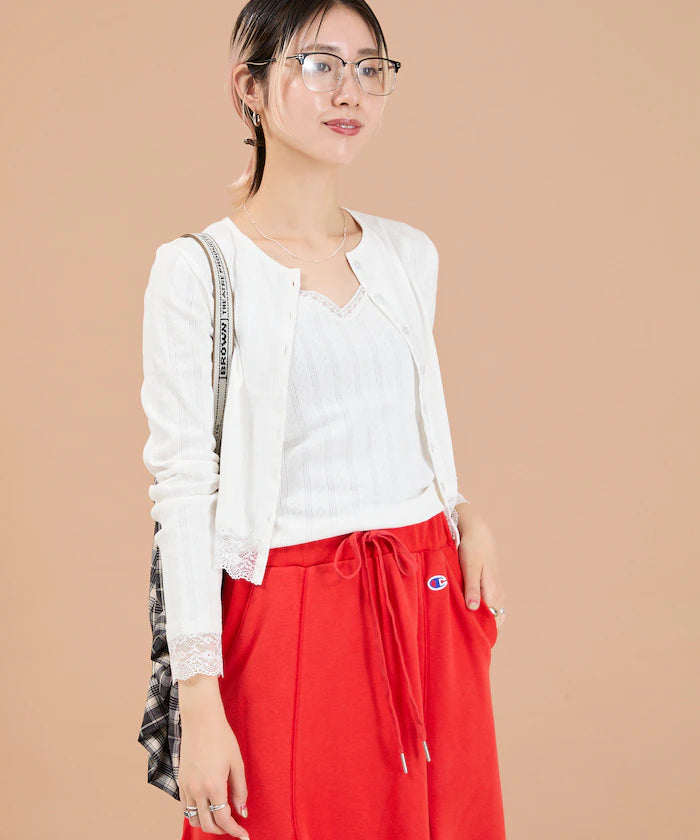 Eyelet Lace Cardigan