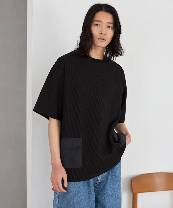 Side Pocket Spindle Tech Thermal Short Sleeve T-Shirt / Big Silhouette