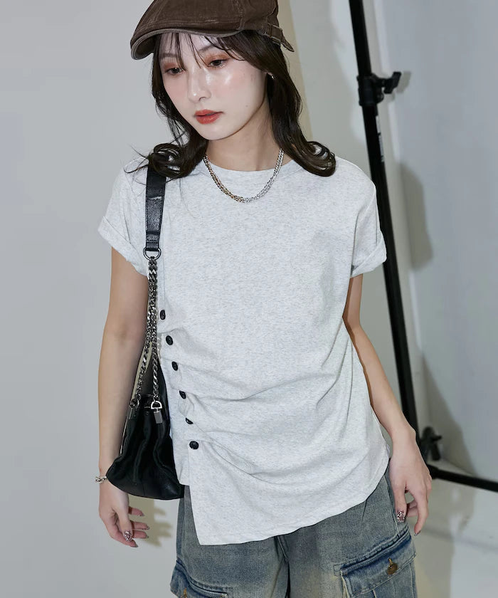 Button Design T-Shirt Limited Edition