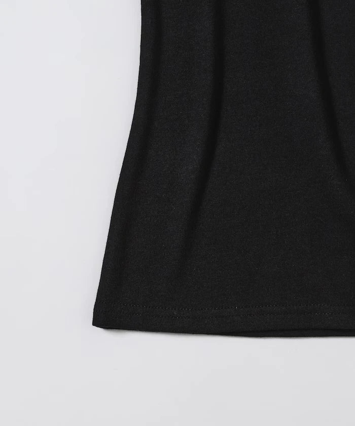 Lace Applique Cotton Modal T-Shirt