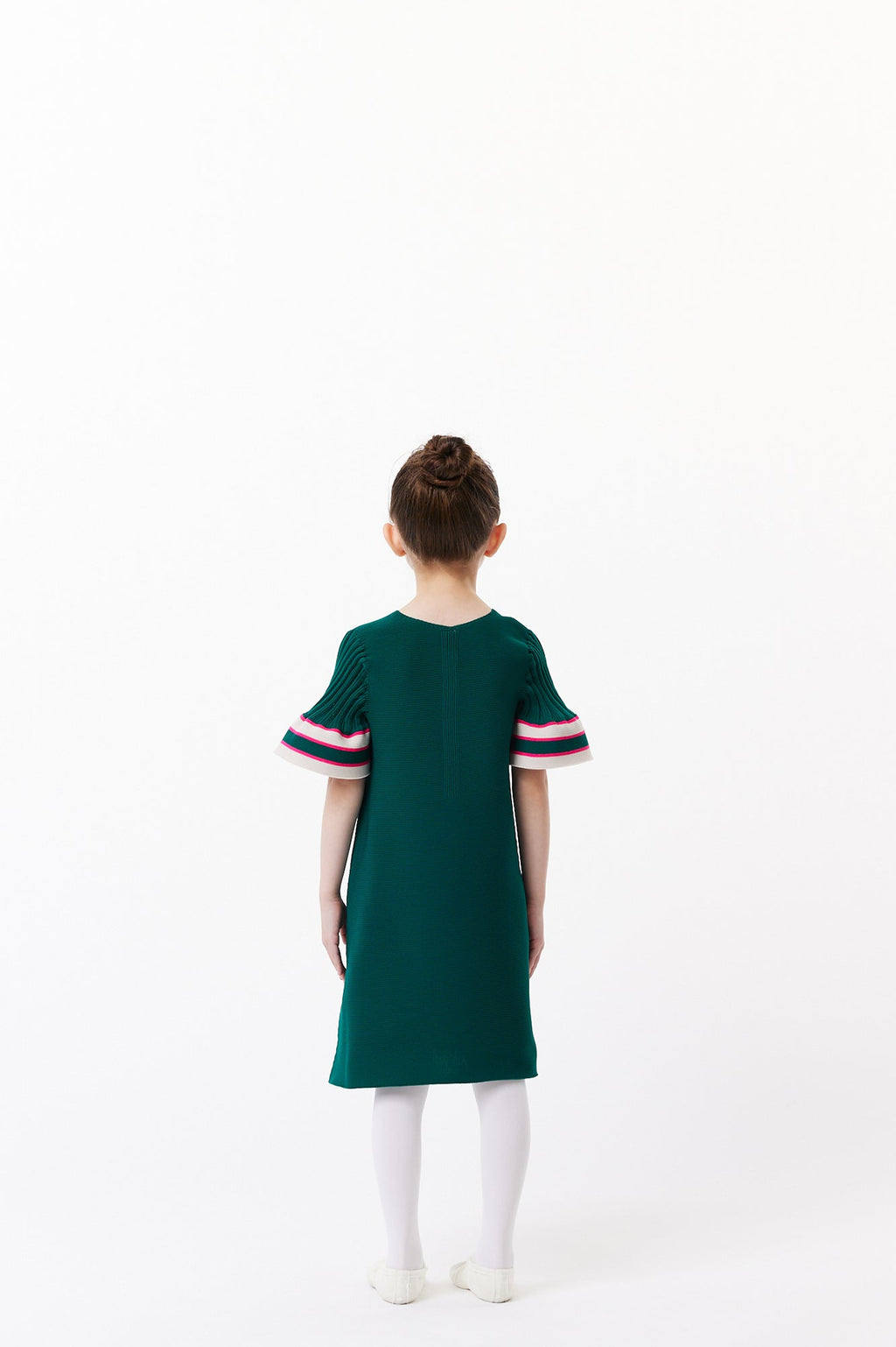 POTTERY KID SHORT BELL SLEEVES FLARE DRESS