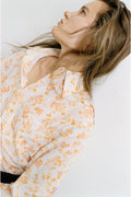 MABEL FLOWER HAND BEADS SHIRT