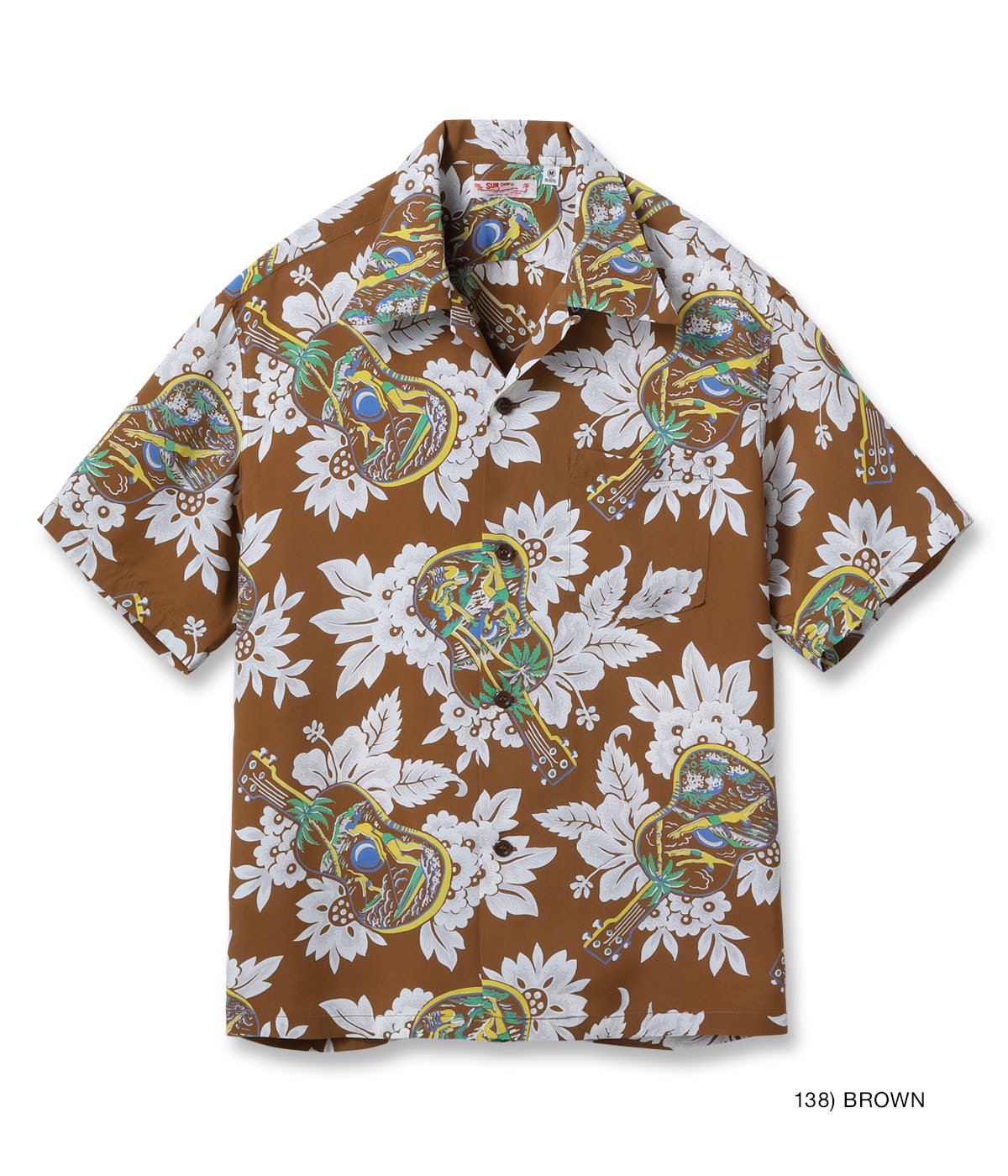 Rayon Hawaiian Shirt Ukulele Melody