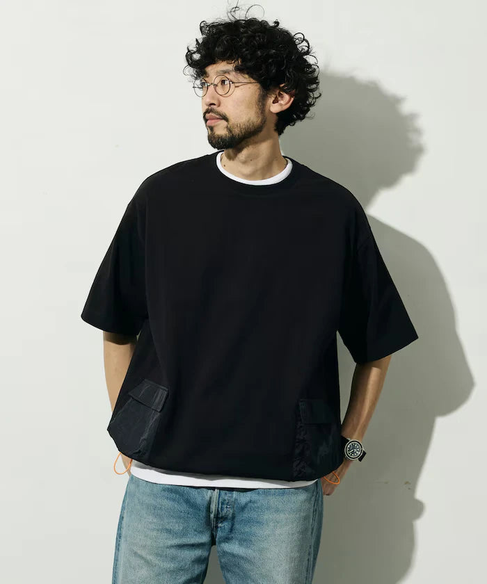 6 Ounce Side Pocket Spindle Short Sleeve T-Shirt / Big Silhouette