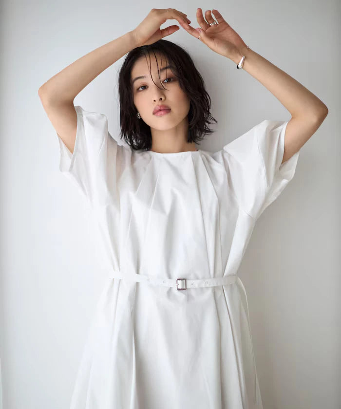 Balloon Sleeve 2WAY Dress / 5 Minute Sleeve