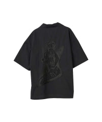 Guitar Girl Embroidered Oversized Shirt
