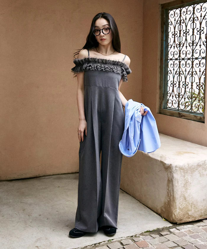 2WAY Tulle Shoulder Salopette Limited Edition