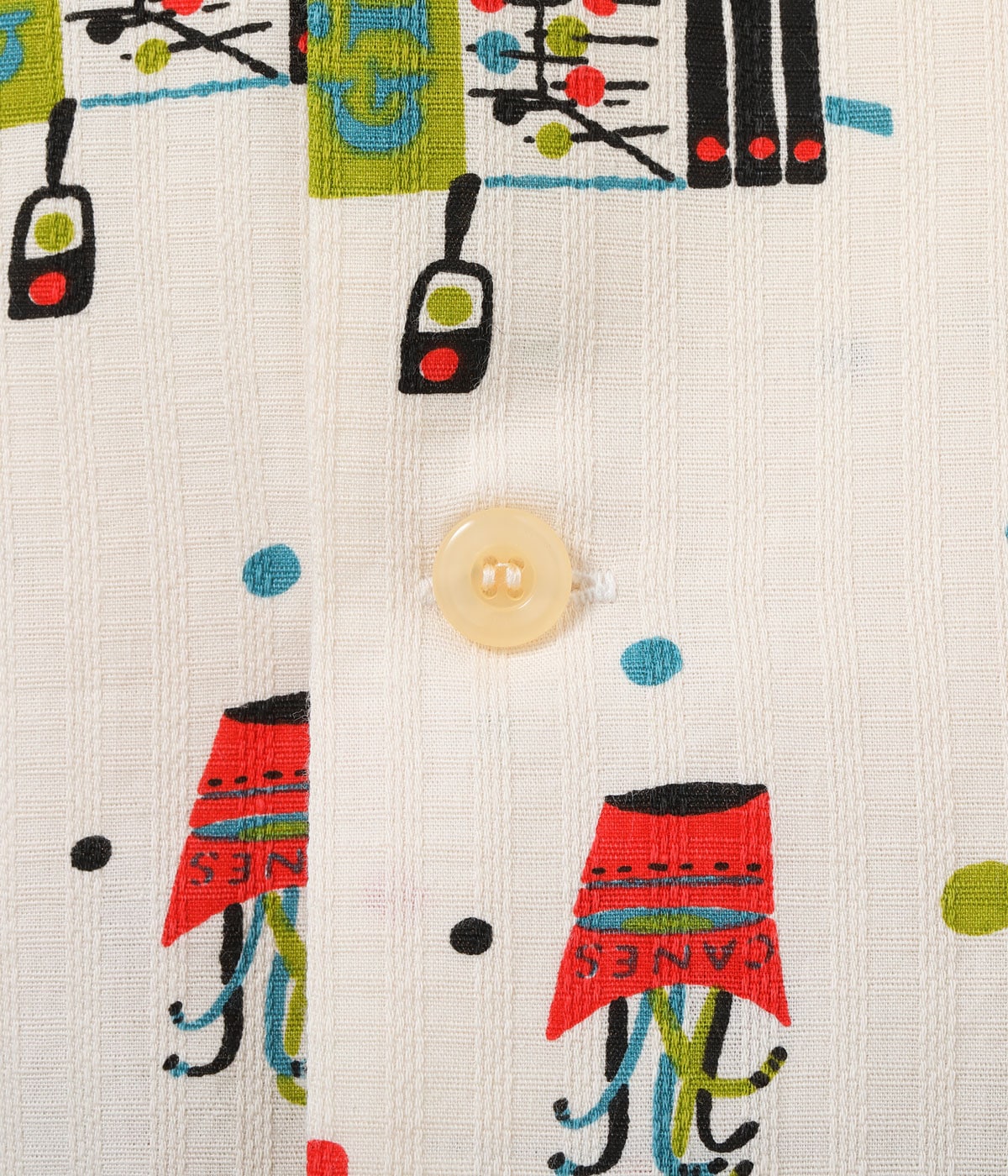 DOBBY COTTON OPEN SHIRT “STREET STALL”
