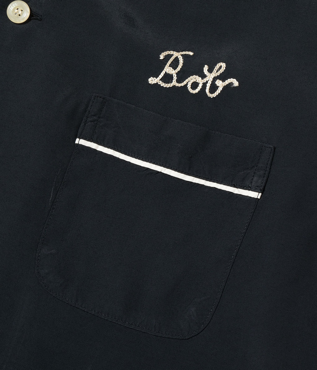 RAYON BOWLING SHIRT “PIPING”