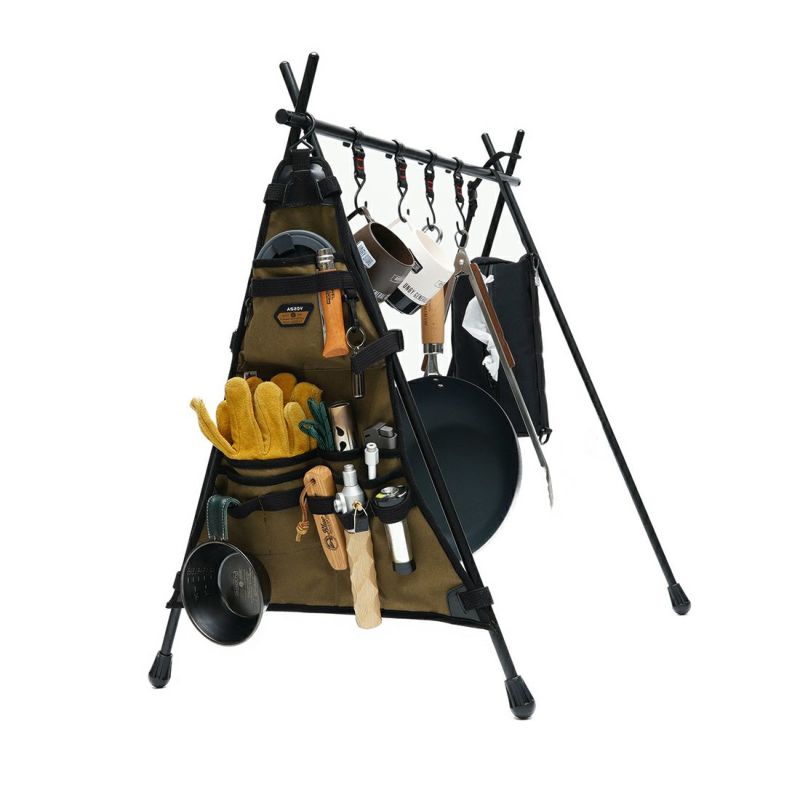 FIRE PROOF HANGER RACK POCKET/KHAKI