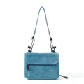 WATER PROOF SUEDE SACOCHE WALLET/TURQUOISE