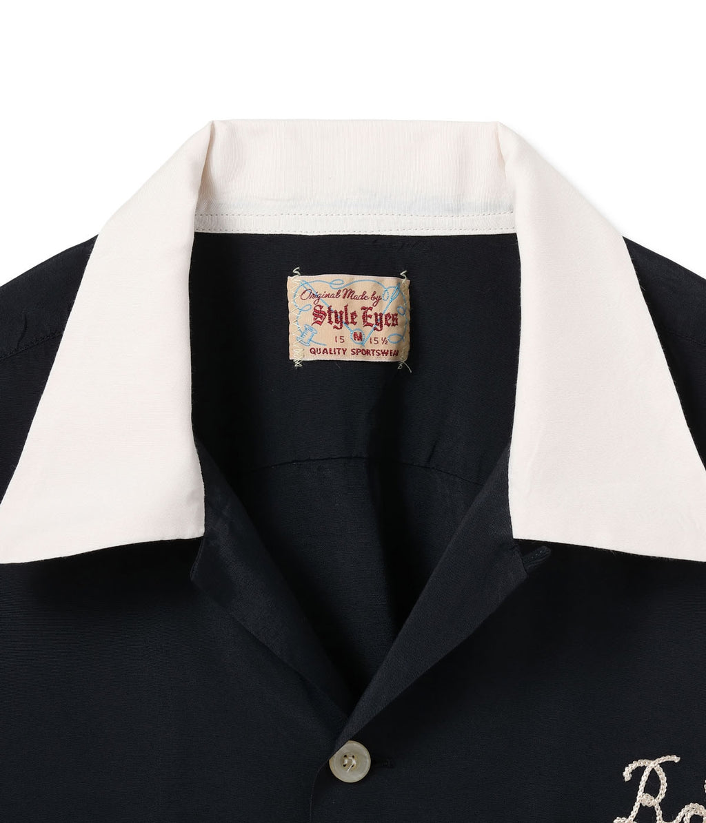 RAYON BOWLING SHIRT “PIPING”