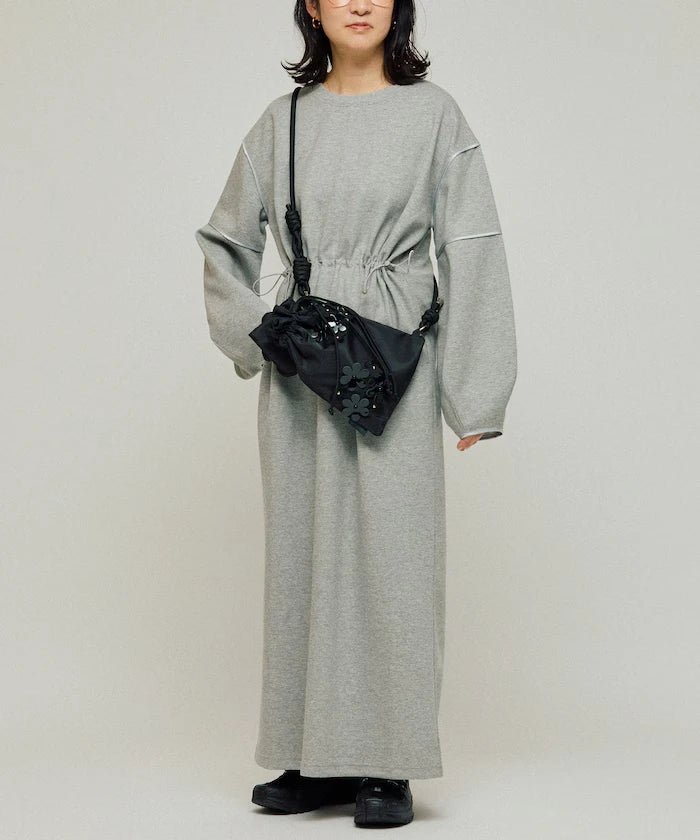Cocoon Sleeve Damboru Sweat One-Piece / Spindle