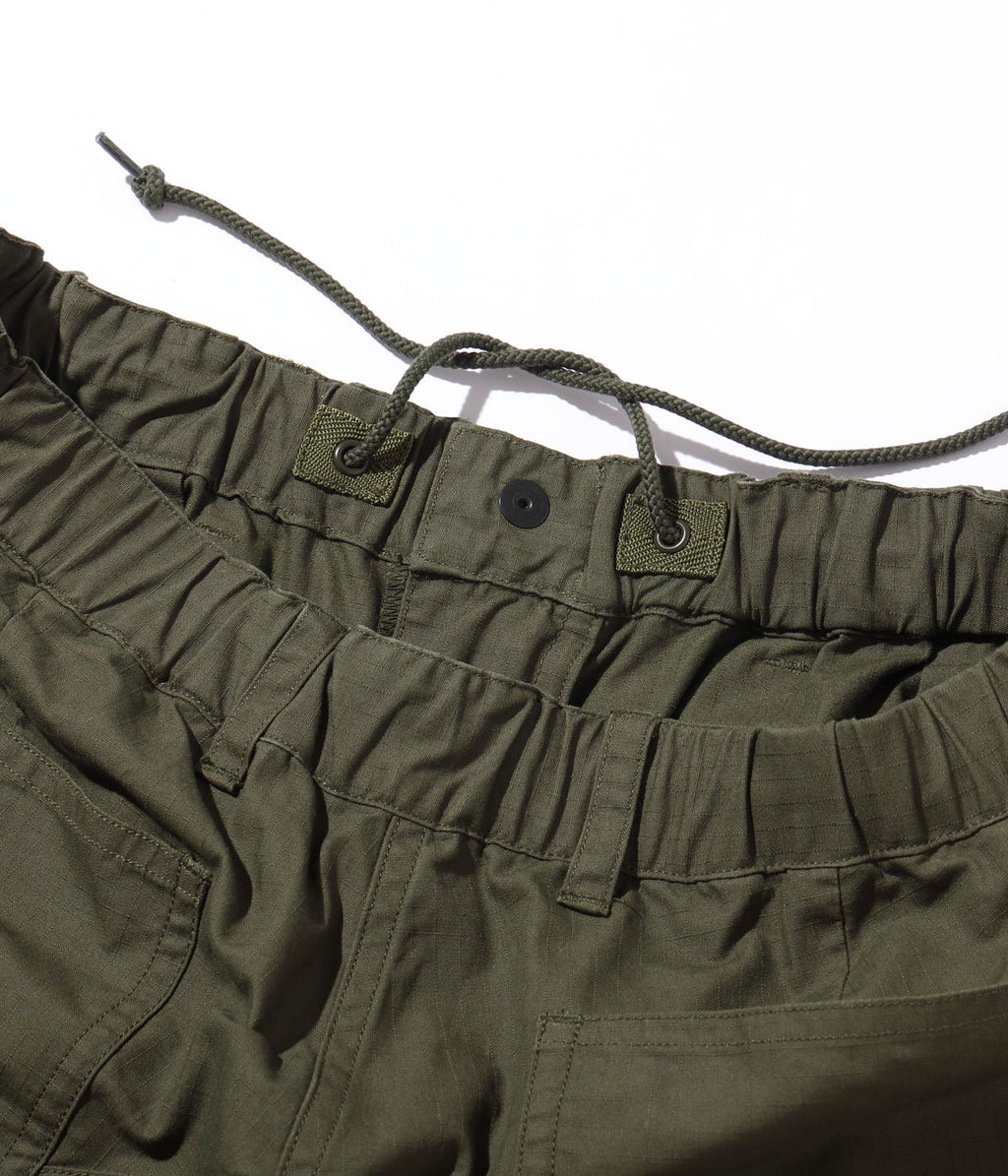 COTTON RIP STOP MONKEY BUTT CARGO PANTS