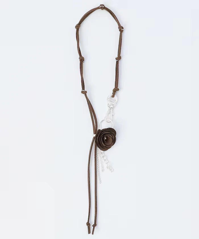Code Flower Necklace / Flower Charm