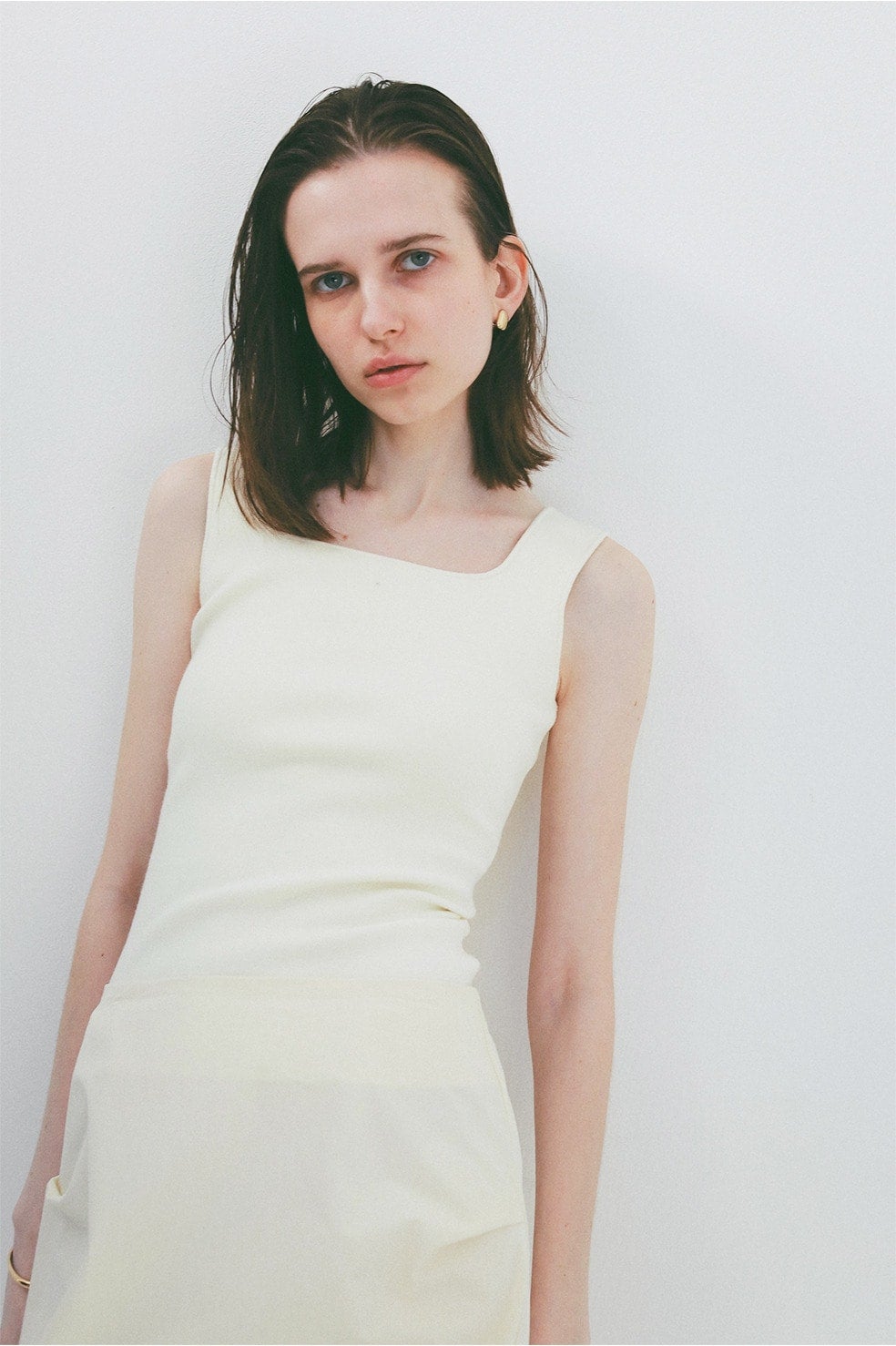 SQUARE TANK KNIT TOPS