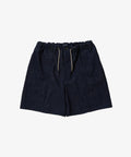circular fatigue shorts denim one wash