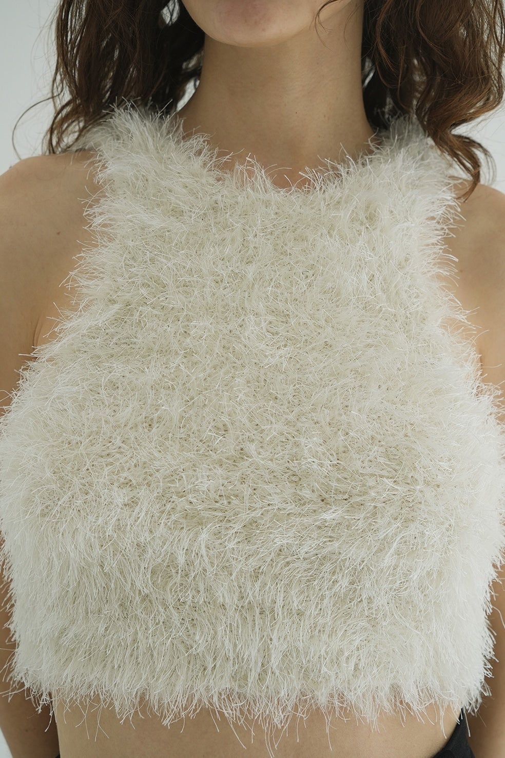 SHAGGY AMERICAN SLEEVE KNIT TOPS