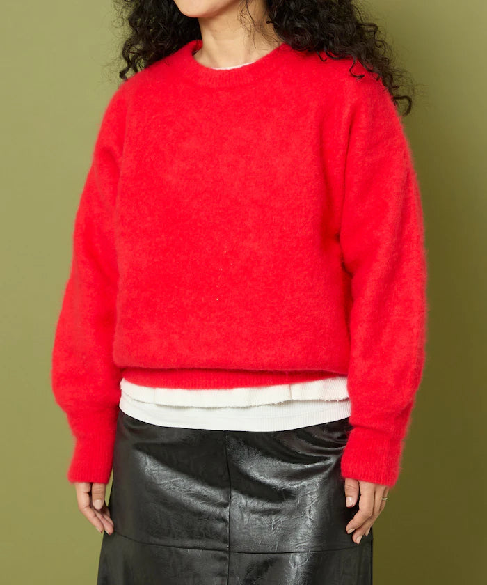Fluffy Knit Pullover