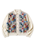 14G Knit x Handcrafted Yo-Yo Quilt JKT