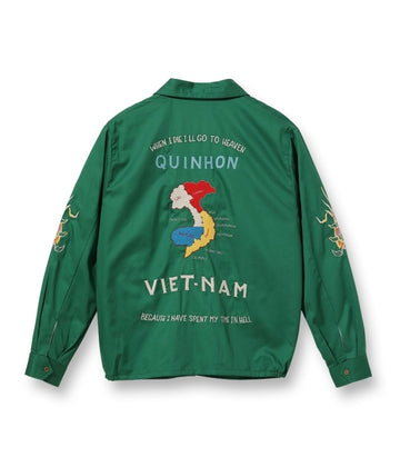 Late 1960s Style Cotton Vietnam Jacket “VIETNAM MAP”