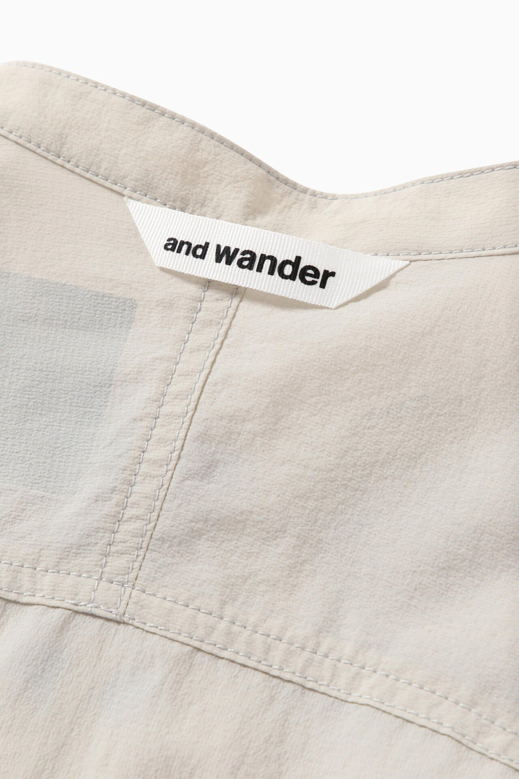 stretch rip band collar shirt