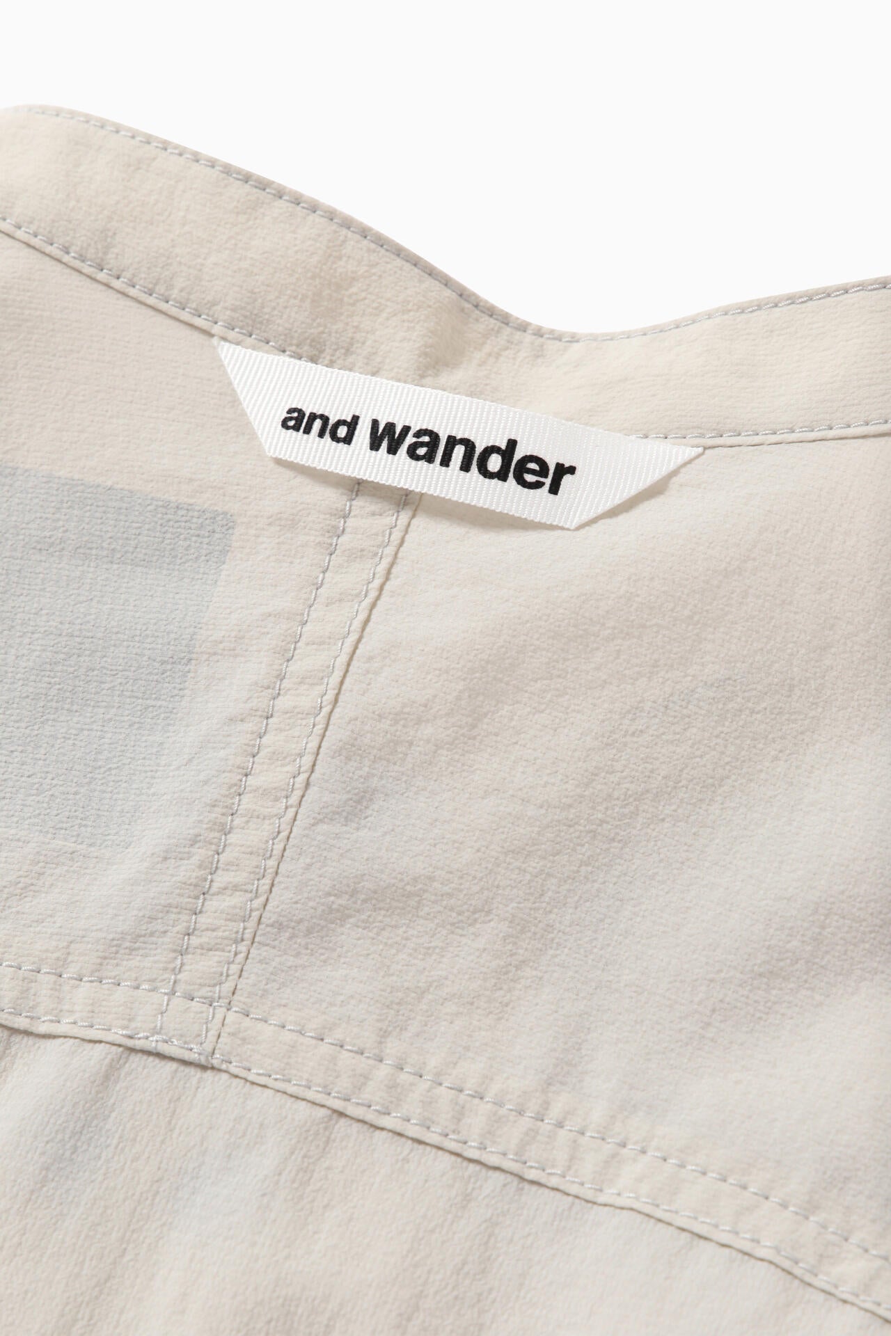 stretch rip band collar shirt